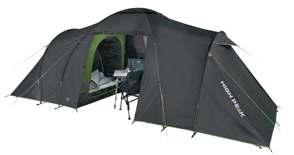 Намет High Peak Como 4.0 Dark Grey/Green (10260) - фото 2