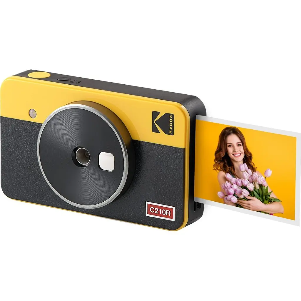 Фотокамера моментального друку Kodak Mini Shot 2 Retro Yellow (C210RY) [169208] - фото 4