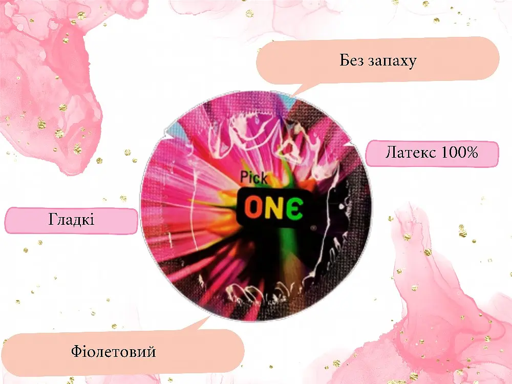 Презервативы One Pick Color Sensations фиолетовые 5 шт. в кейсе (ROZ6501052004) - фото 3
