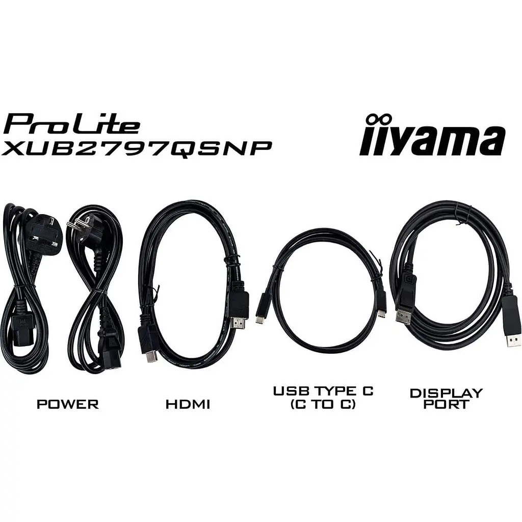 Монітор 27" Iiyama ProLite XUB2797QSNP-B1 QHD IPS 100Hz (XUB2797QSNP-B1) - фото 12