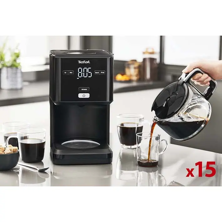Кофеварка капельная Tefal Smart'n Light (CM600810) - фото 11
