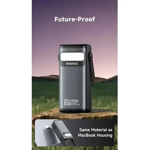 Внешний аккумулятор Romoss PMT40 65W 40000mAh PMT40-182-2133H - фото 5