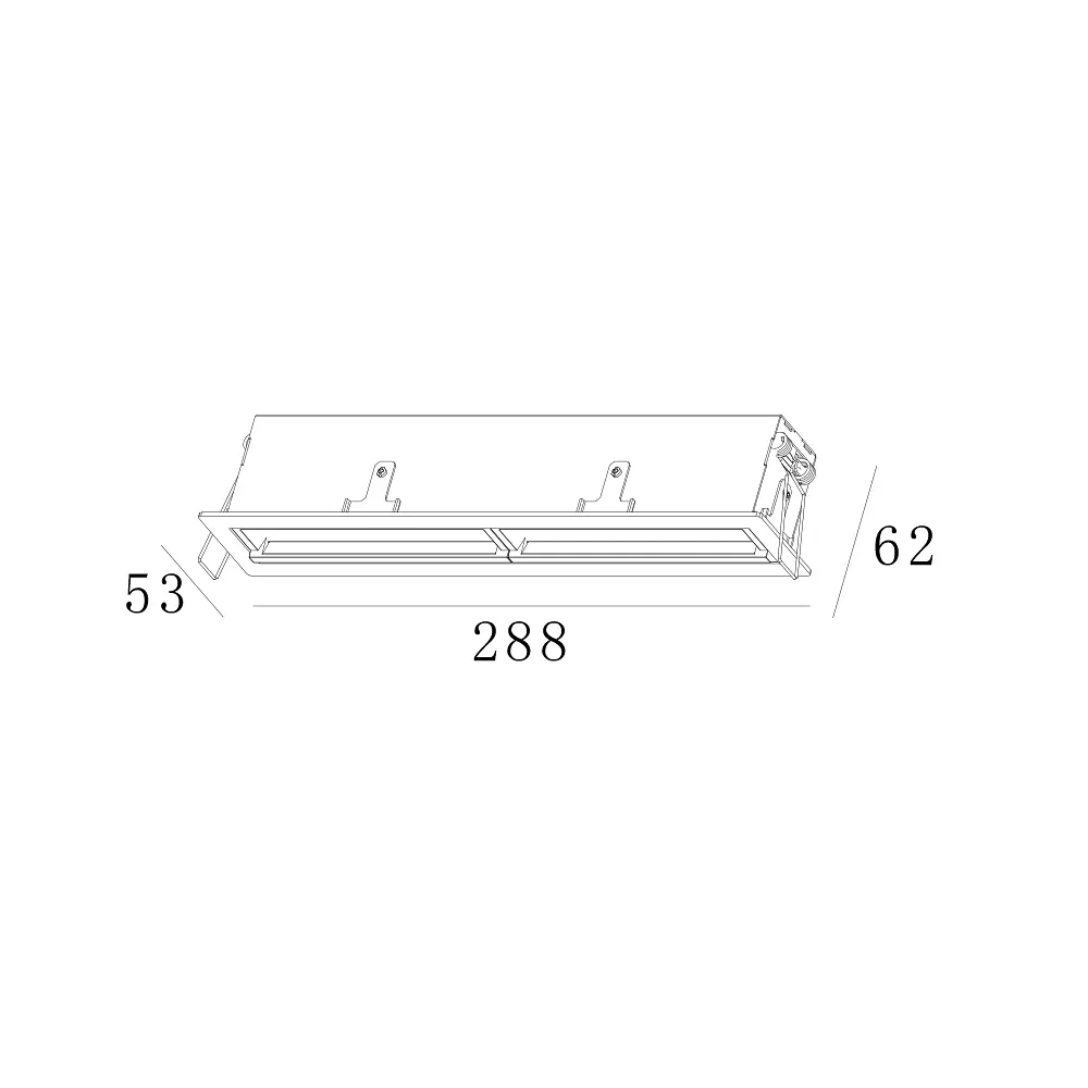 Точковий світильник Skarlat RSL74105 10×2W WH+BK 4000K - фото 2