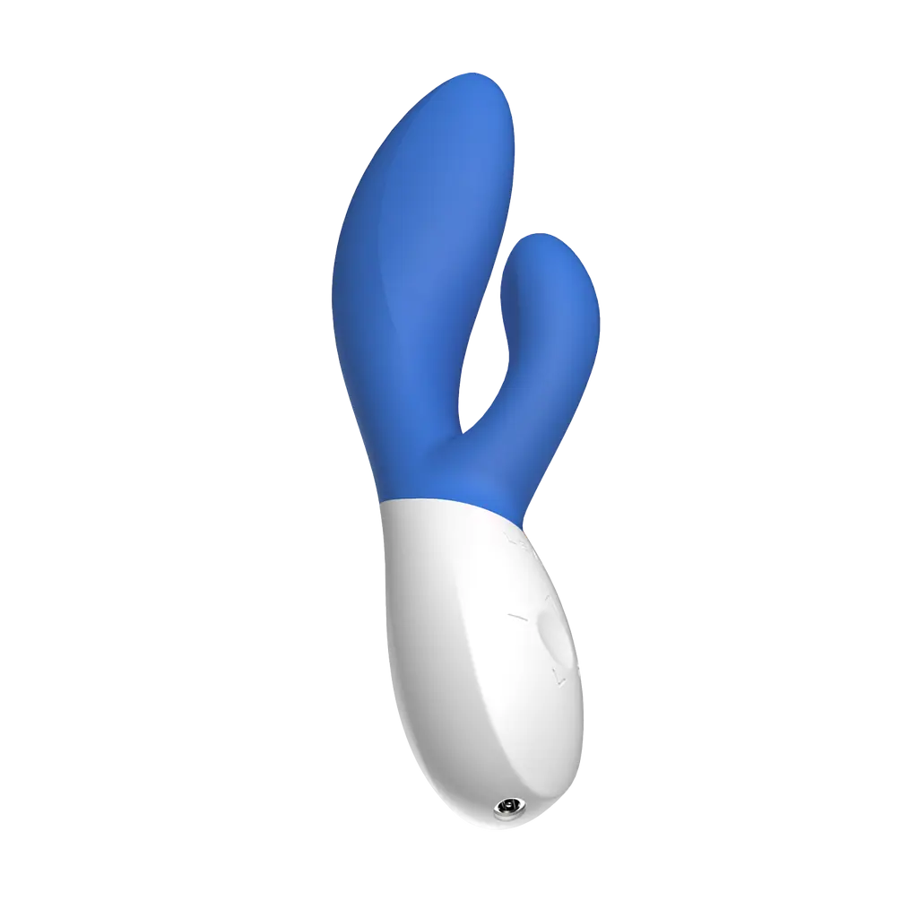 Вібратор-кролик Lelo Ina Wave 2 20 см синій - фото 7