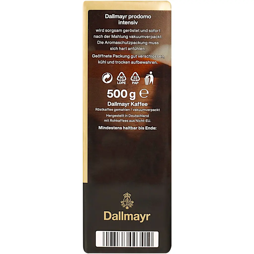 Кава мелена Dallmayr prodomo Intense смажена 500 г - фото 4