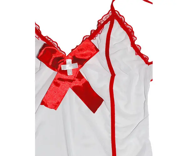 Еротичний ігровий костюм медсестри для рольових ігор L, XL, 2XL - фото 5