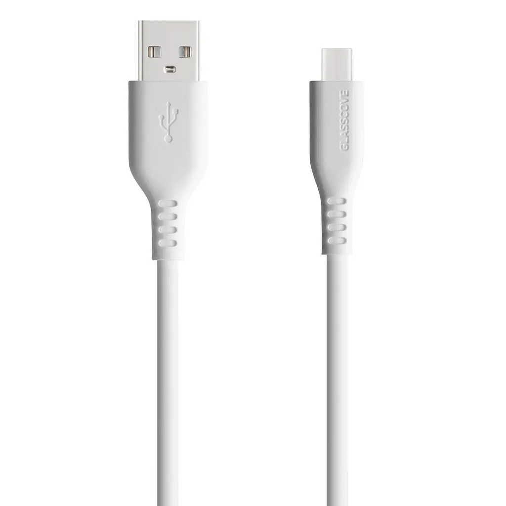 Кабель SOFT USB - Type-C Silicone 3A 1m (GS-AC12WH) Білий - фото 2