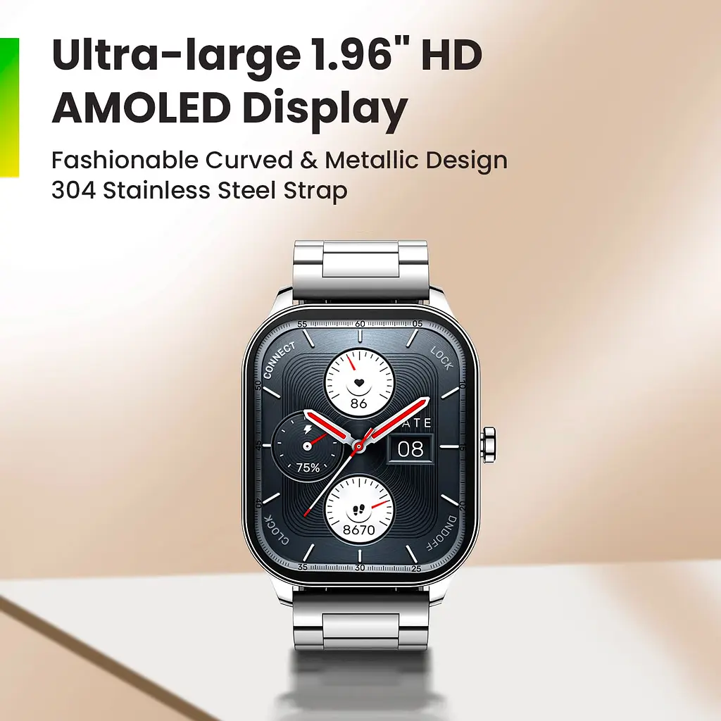 Смарт-годинник Amazfit Pop 3S Metal Silver [107171] - фото 2