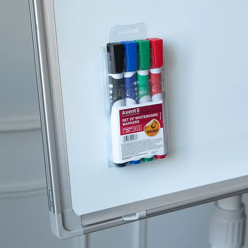 Маркер Axent Whiteboard Comfort Grip 2552-A 2 мм 4 шт. (2552-40-A) - фото 3