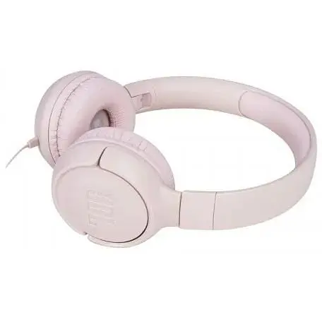 Дротові навушники повнорозмірні JBL T500 (JBLT500PIK) рожеві JBLT500PIK - фото 2