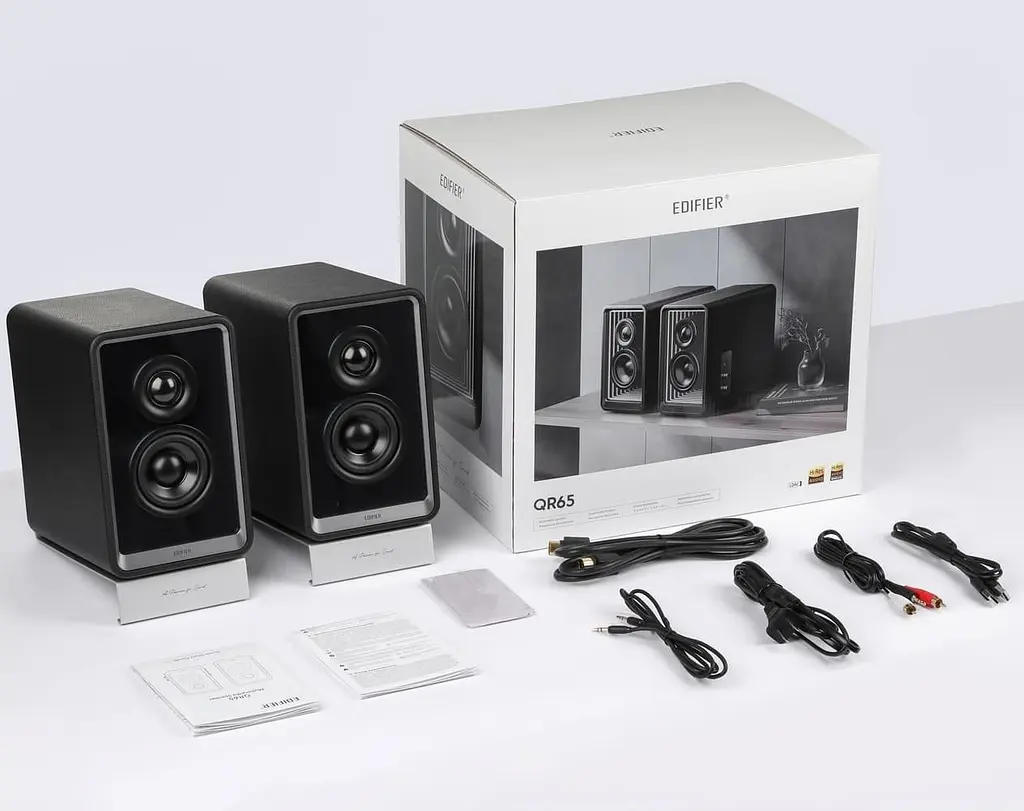 Акустична система Edifier a 2.0 QR65 70W Bluetooth Hi-Res Black (QR65Black) - фото 6