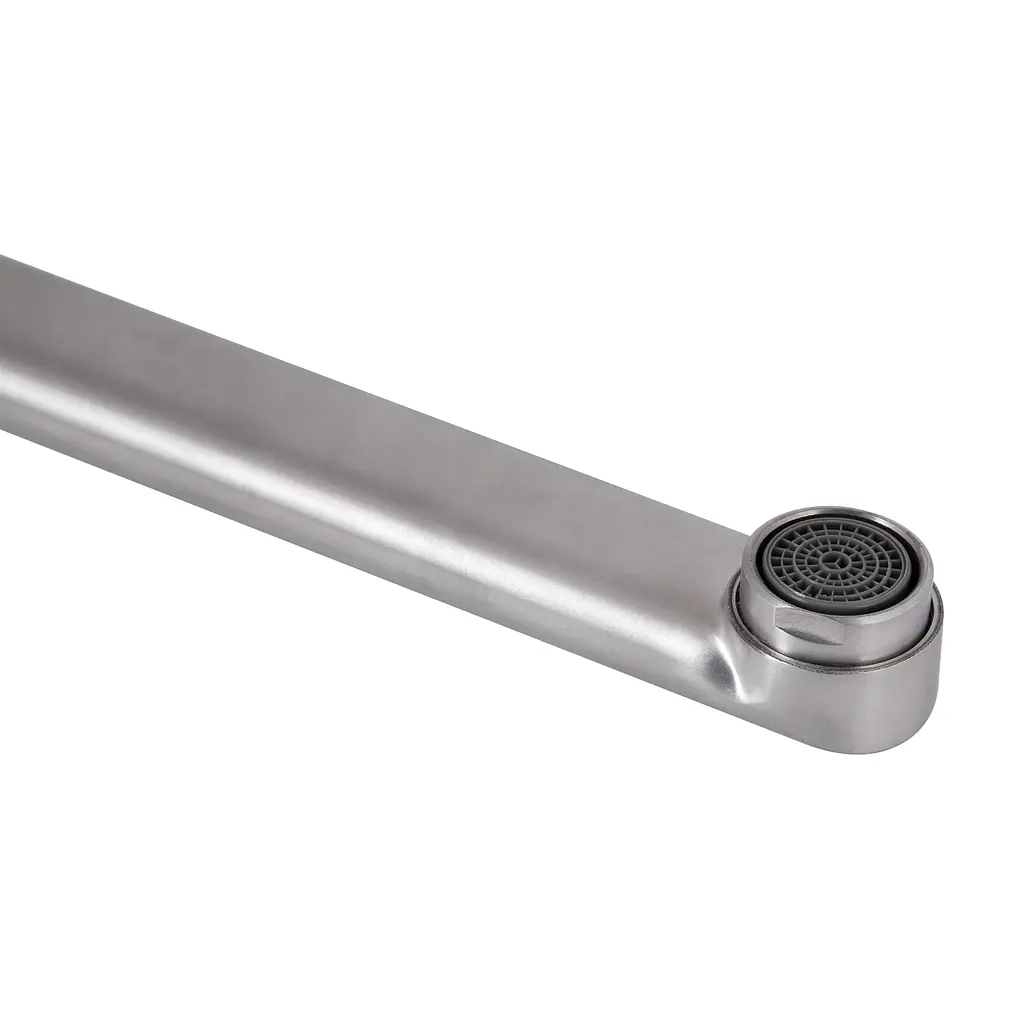 Змішувач для ванни Lidz Luna 005 (з душовим гарнітуром) (k35) LDLUN005NKS46093 Nickel Нержавіюча сталь - фото 5