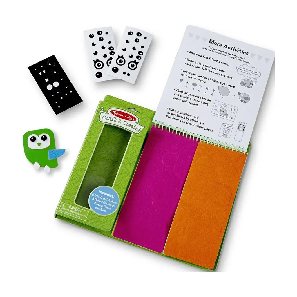 Набір для творчості Melissa & Doug Повстяні наліпки Друзі (MD5060) - фото 2