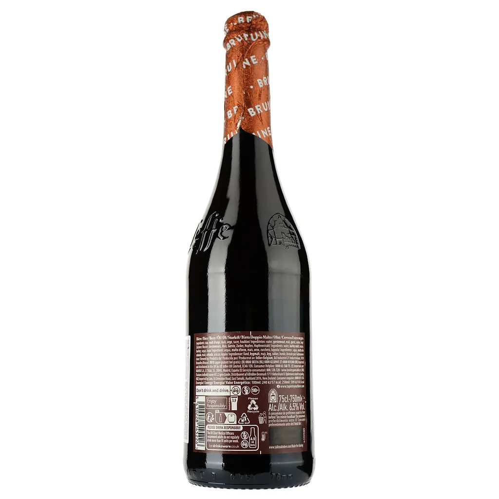 Пиво Leffe Brune, темне, фільтроване, 6,5%, 0,75 л (639836) - фото 2
