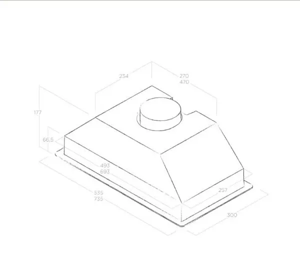 Витяжка Elica CT17 S IX/A/72 - фото 4
