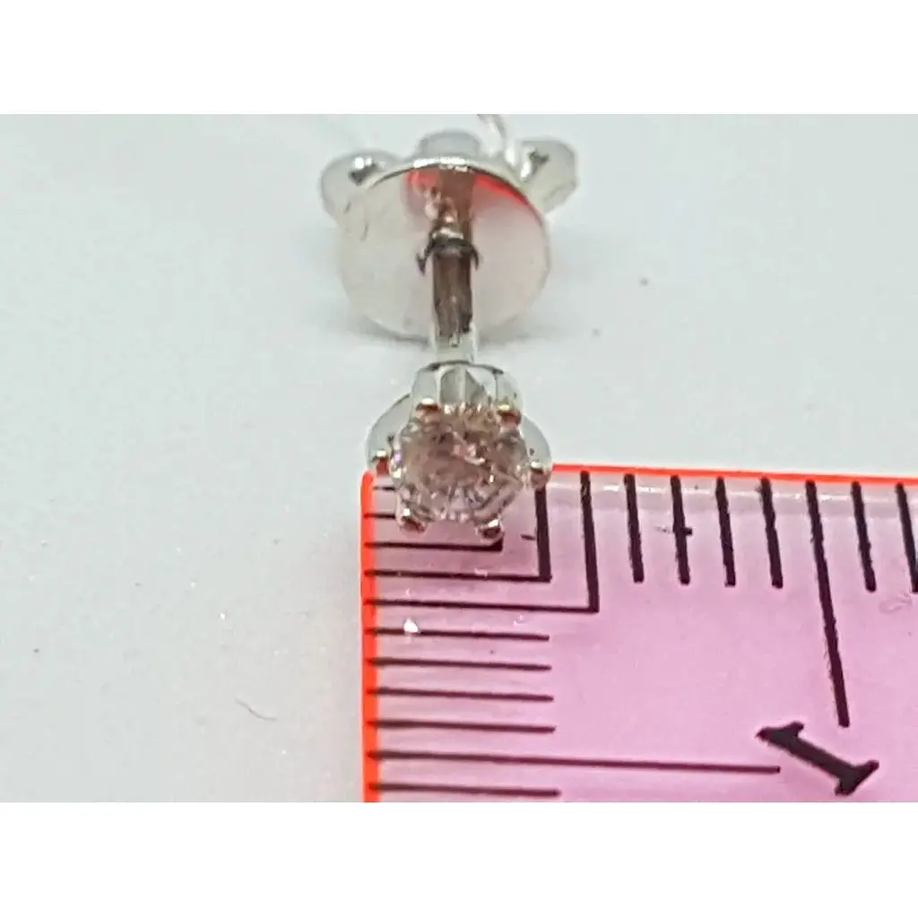 Золотые серьги-пуссеты Империя золота с фианитами. СП286БИ - фото 3