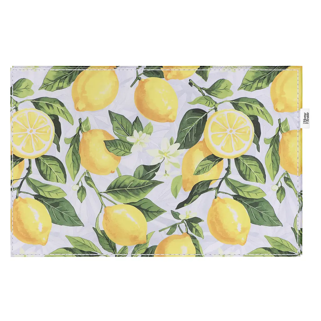 Набір серветок Ardesto Sicilian lemons 30х45см, 100% поліестер, зелений, 2шт (ART15LM) - фото 2