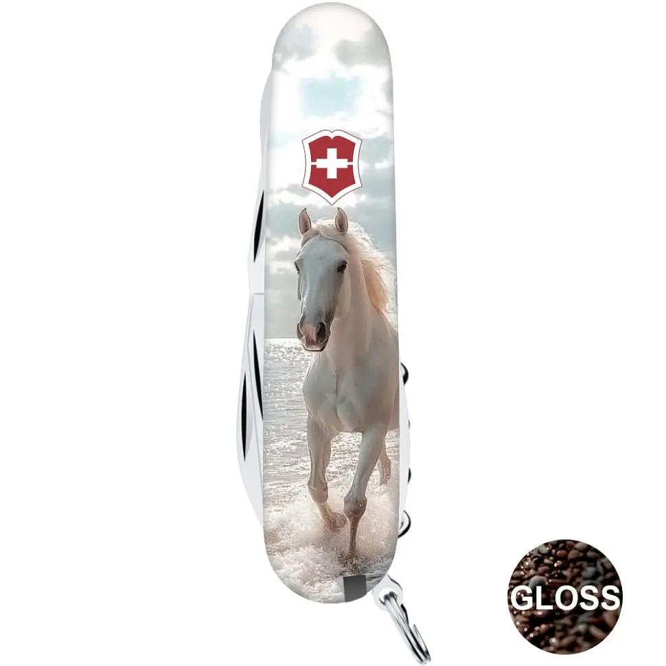 Складаний ніж Victorinox CLIMBER ZODIAC Білий кінь 1.3703.7.Z5270pk - фото 4