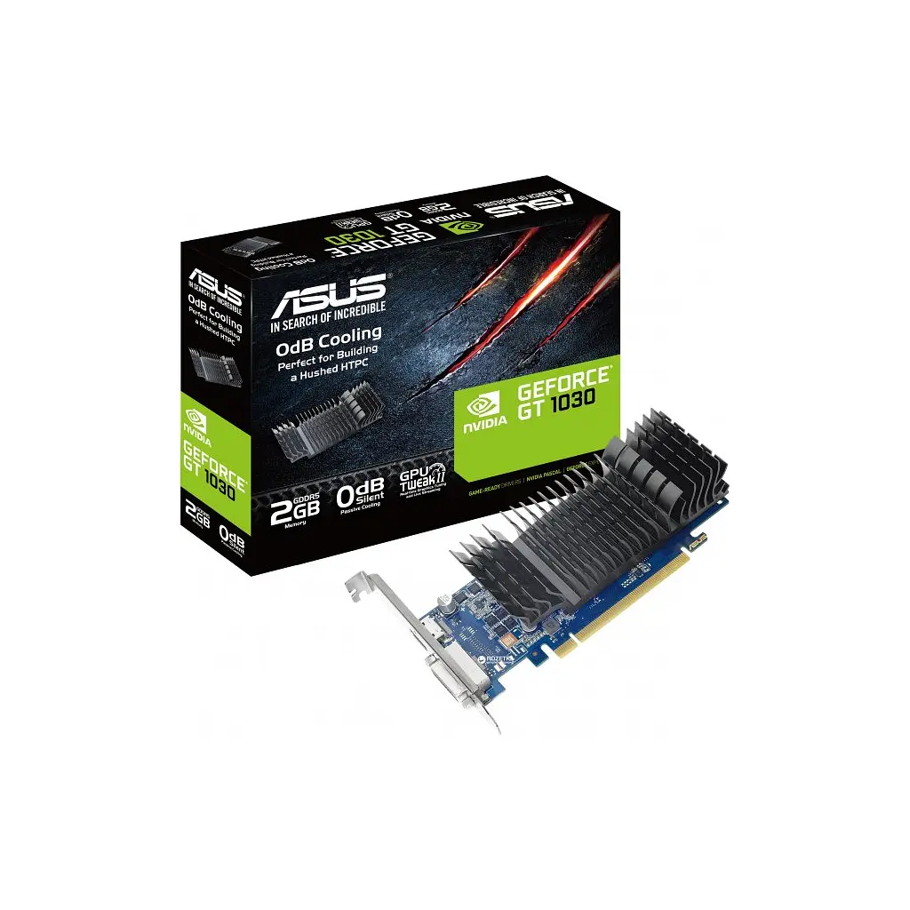 Відеокарта ASUS GeForce GT1030 2048Mb Silent (GT1030-SL-2G-BRK) - фото 2