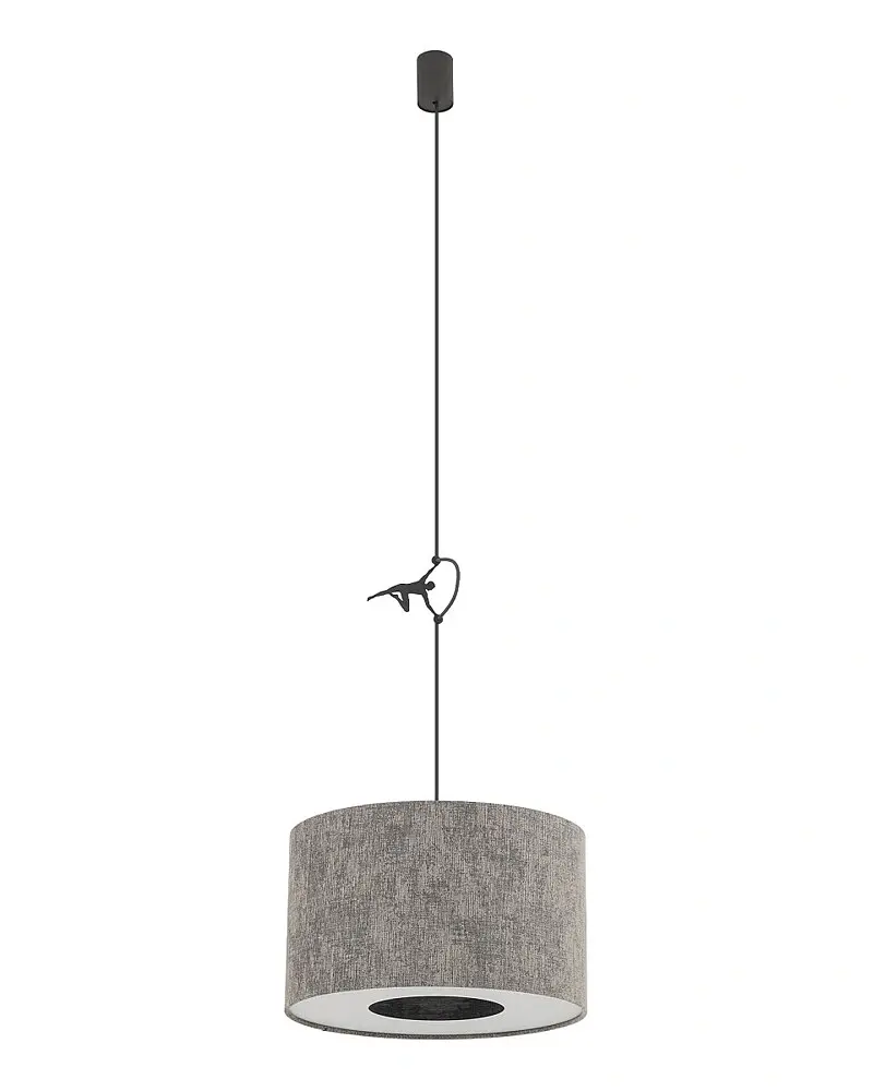 Подвесной светильник, люстра Nowodvorski 11673 Lago S E27 1x15W IP20 серый - фото 3