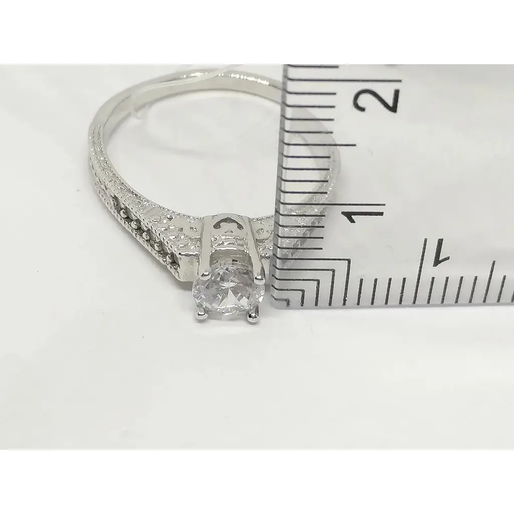 Срібне кільце Qvaliz з фіанітами. 901-00216 17,5 - фото 6