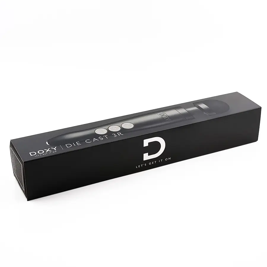 Вібратор Doxy Die Cast 3R Matte Black -мікрофон - фото 4
