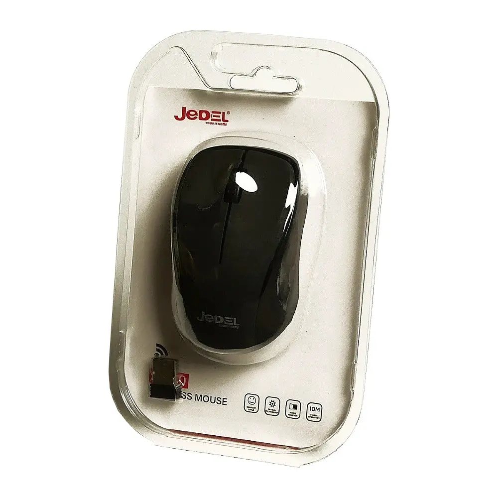Бездротова миша Jedel W920 2.4 Ghz чорна - фото 4