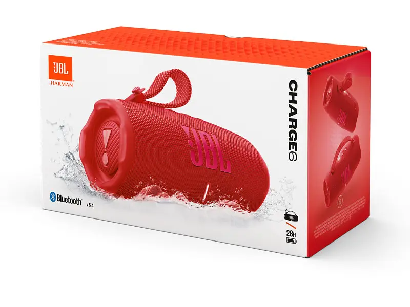 Портативна колонка JBL Charge 6 Red (CHARGE6RED) - фото 11
