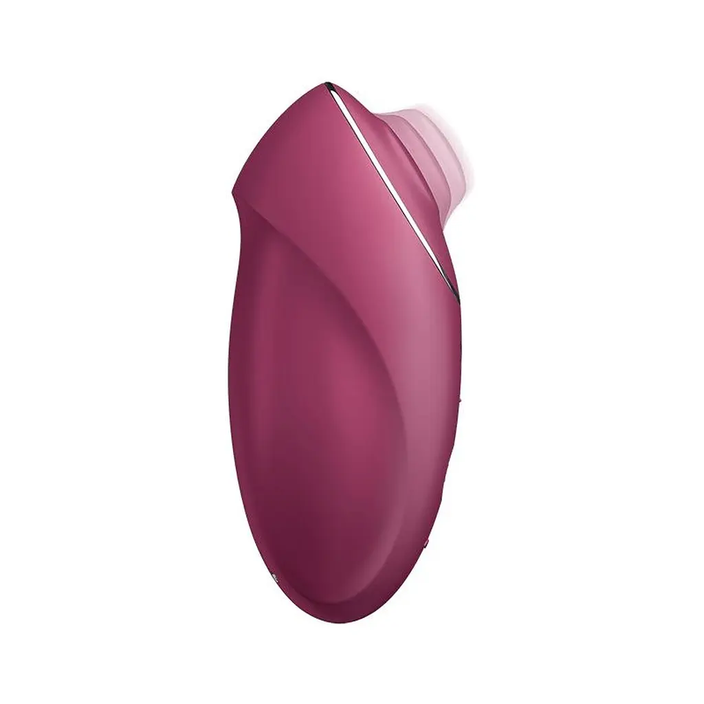 Вибратор для клитора Satisfyer Tap & Climax 1 11 см бордовый - фото 6