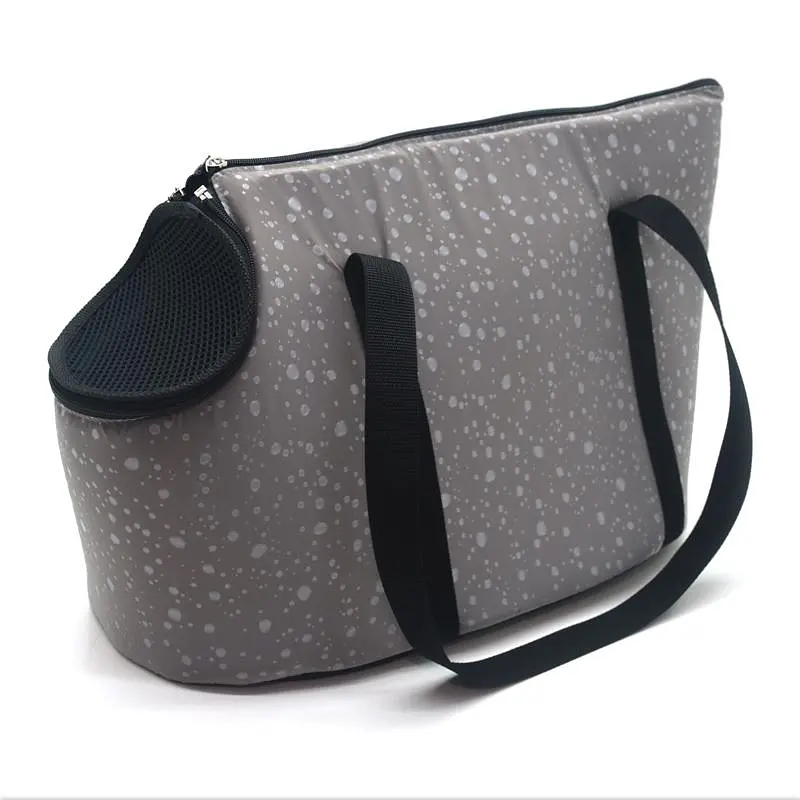 Сумка переноска для тварин Zoo-hunt Берта сіра №0 225х325х270 мм - фото 5