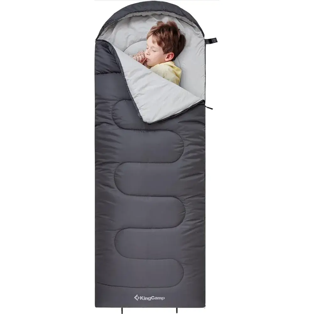 Спальний мішок KingCamp Oasis 250S Comf +12°C / Lim +7°C / Extr -3°C Mediumgrey - фото 2
