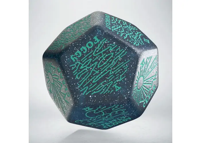 Кубик Weather Generator Die: Shimmering Blue&Turquise (D12) (12VWTG03) - фото 2