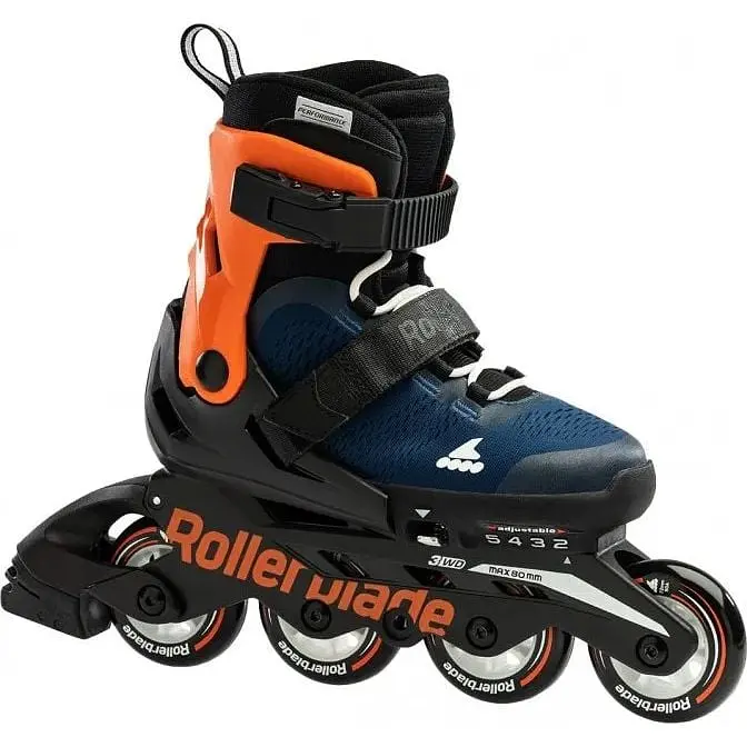 Ролики Rollerblade Microblade 2023 36.5-40 Blue/Orange (1012-07221900-174-36.5-40) - фото 5