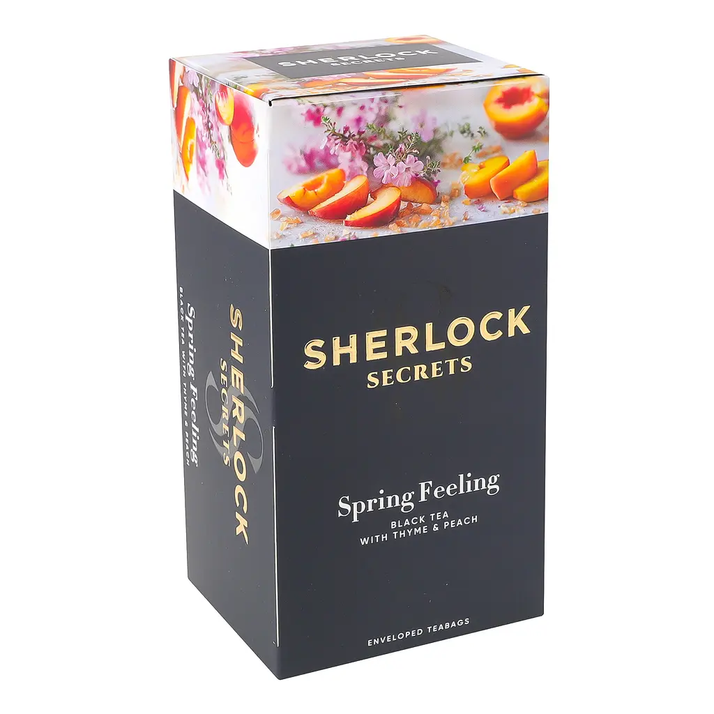Чай черный Sherlock Secrets Spring Feeling 39.6 г (22 шт x 1.8 г) - фото 2