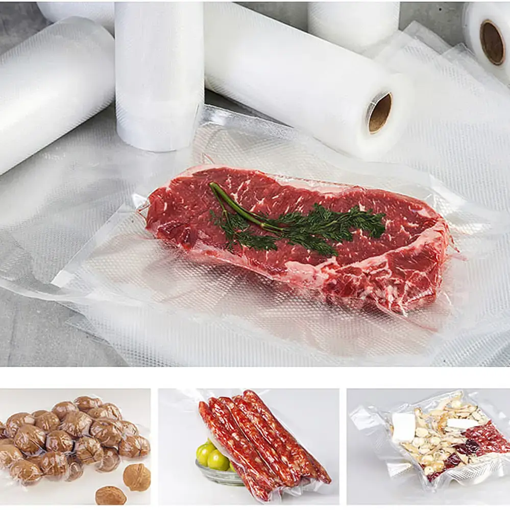 Пакети для вакууматора рифлені в рулоні 25x500 см гофровані для вакуумного пакувальника - фото 7