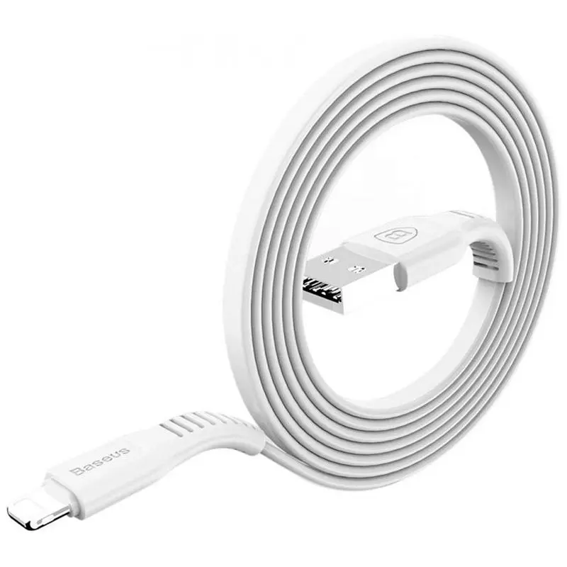 Кабель Baseus Tough Series Cable USB to Lightning 2A 1m CALZY-B02 White - фото 3
