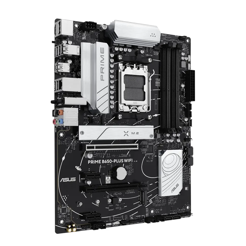 Материнcька плата PRIME B650-PLUS WIFI sAM5 B650 4xDDR5 M.2 HDMI DP Wi-Fi BT ATX Asus teh0019061 - фото 6