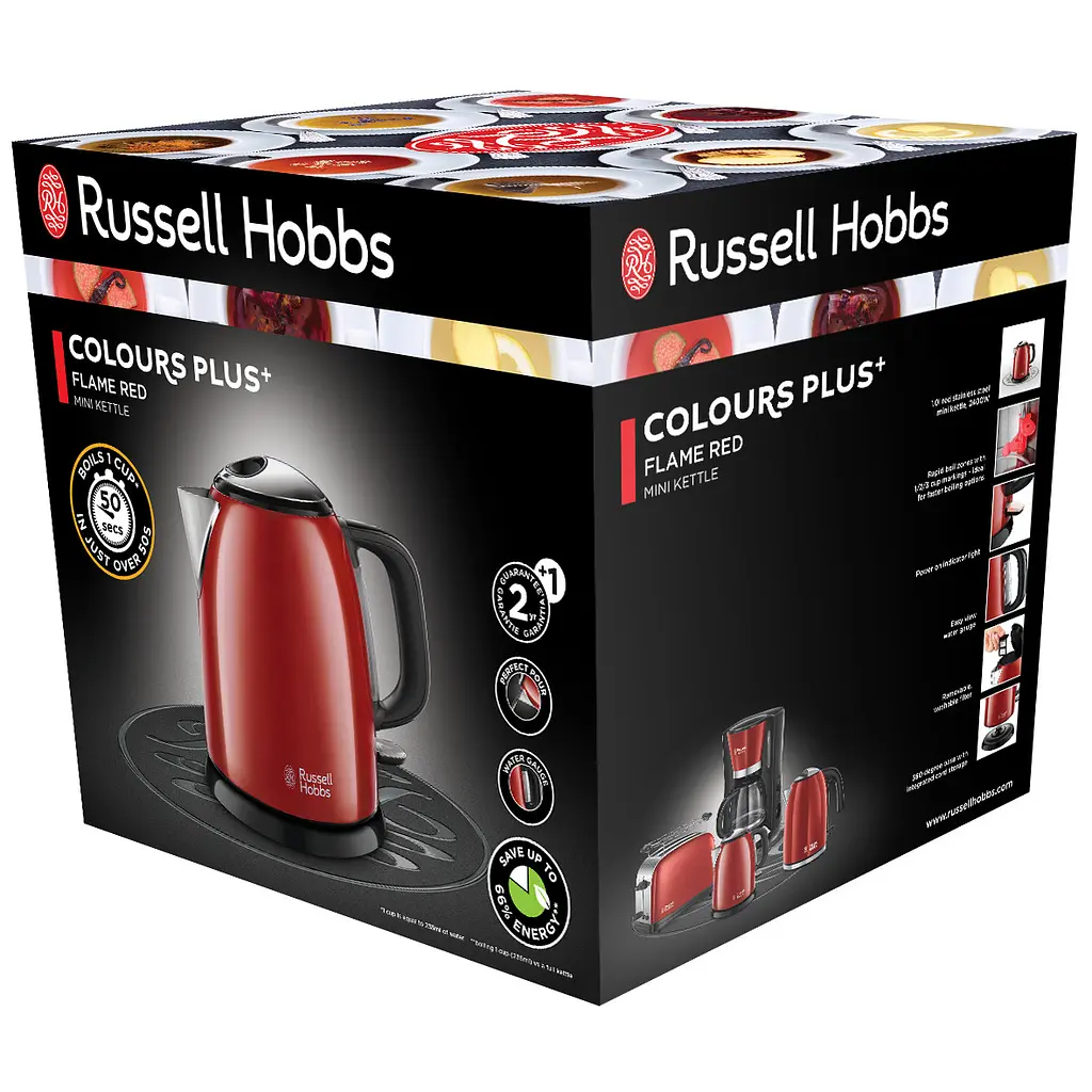 Електрочайник Russell Hobbs Colours Plus Mini Red 24992-70 - фото 4