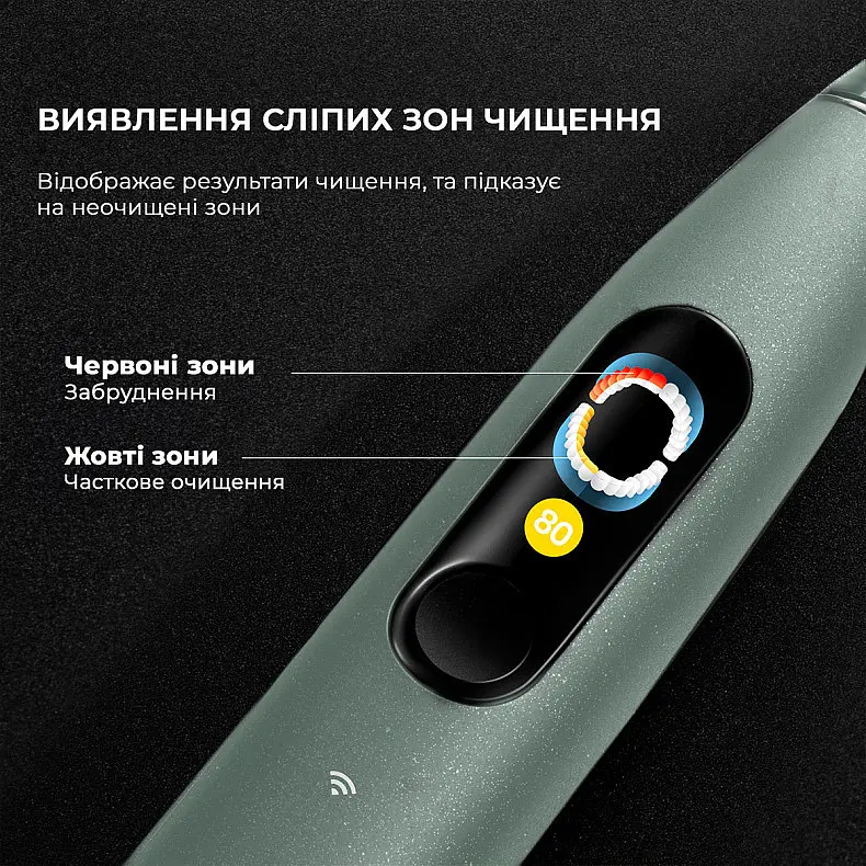 Электрическая зубная щетка Oclean X Ultra Set Green OLED - фото 8