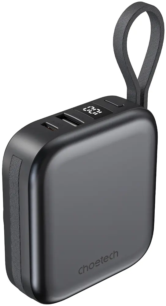 УМБ Choetech Magnetic Wireless 10000mAh 22,5W PD USB-A,USB-C,build USB-C,Apple Watch charger - фото 2
