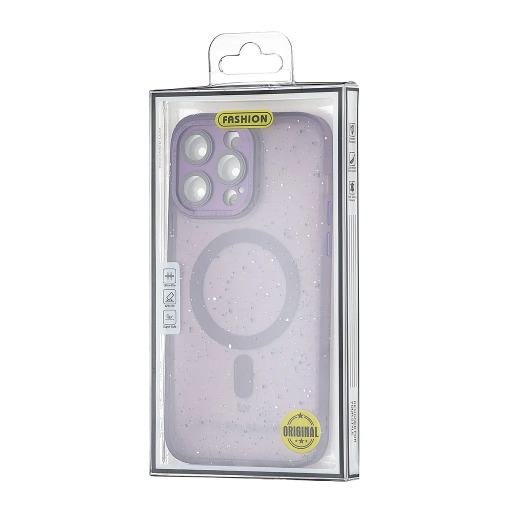 Чохол Splatter with MagSafe iPhone 14 Pro Max Purple - фото 2