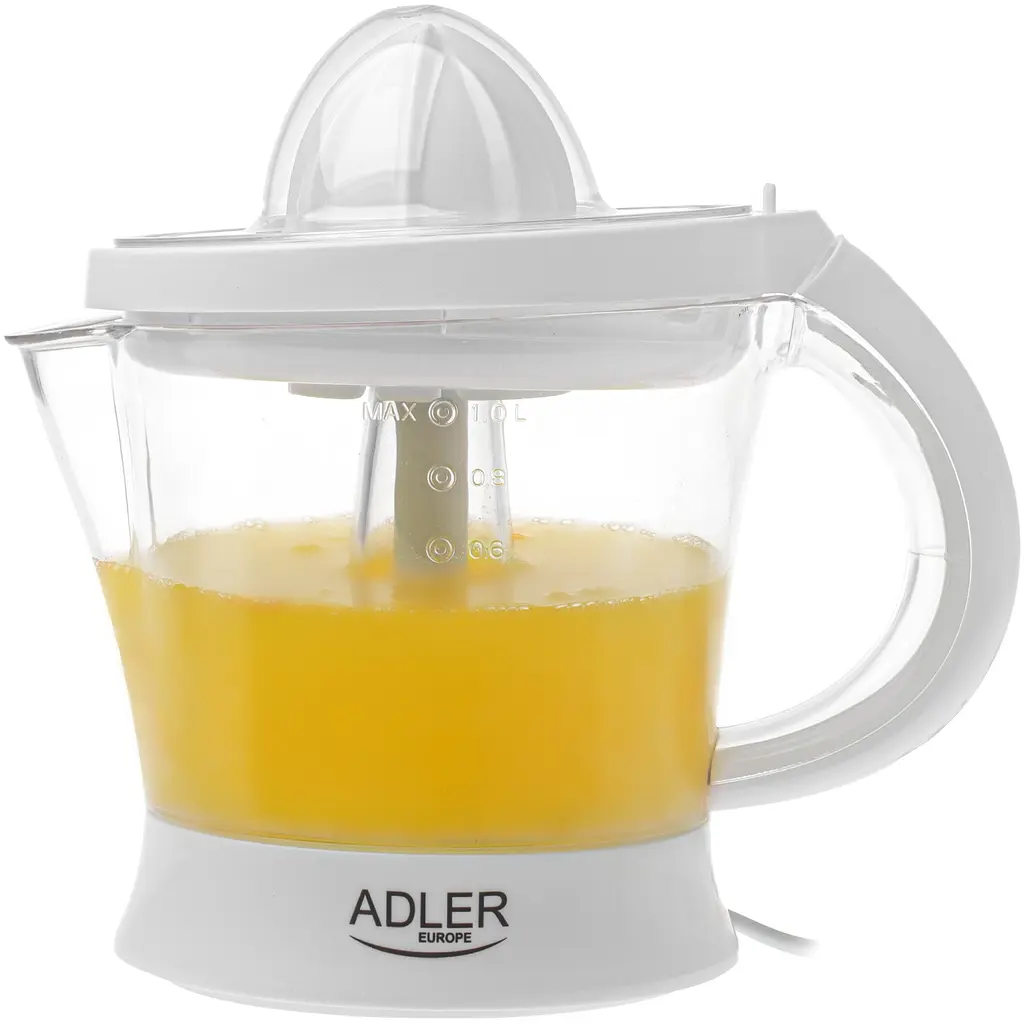 Соковыжималка Adler AD 4014 white для цитрусовых/ 60Вт/ 1л/ белый - фото 8