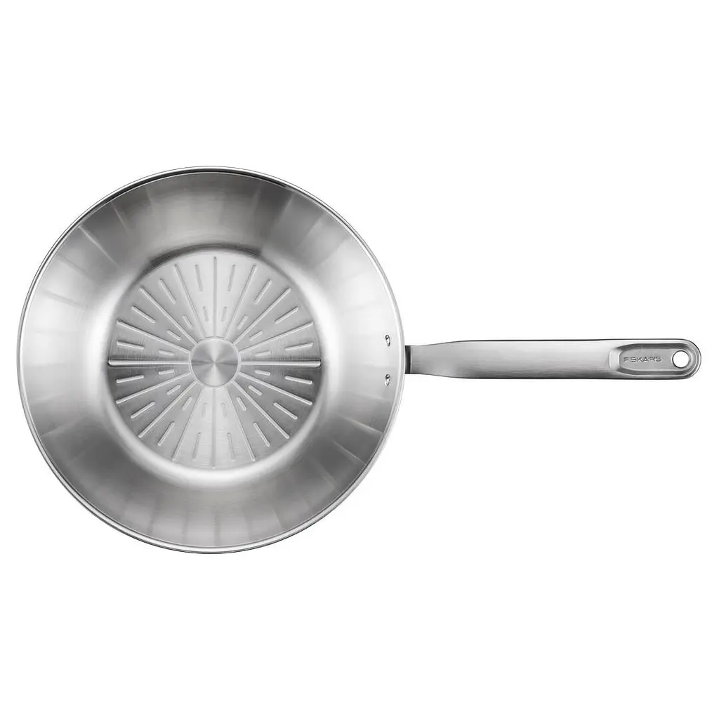 Wok-пательня Fiskars All Steel Pure 28 см (1065629) - фото 2