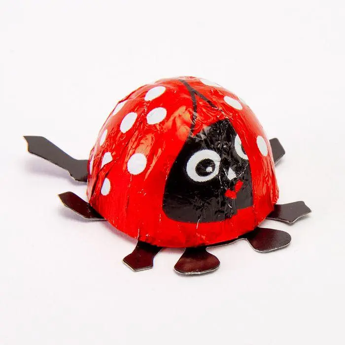 Шоколад Elvan Ladybird Milky Compound з горіховим кремом у коробці 800 г - фото 2