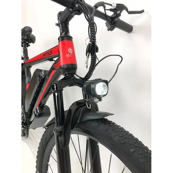 Электровелосипед Ortega 26 дюймов 800W 18Ah задний привод красный - фото 6