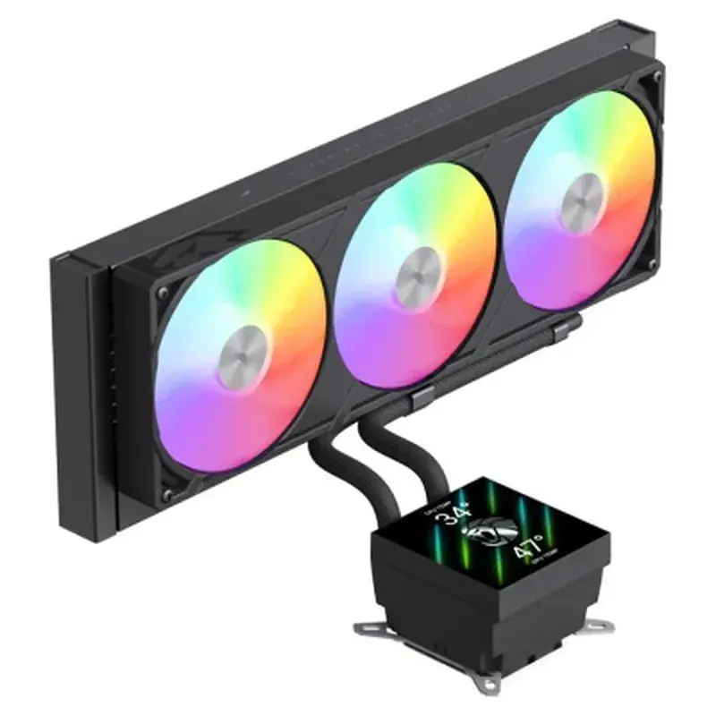 Система рідинного охолодження Gamemax GLACIER 360 LCD BK - фото 4