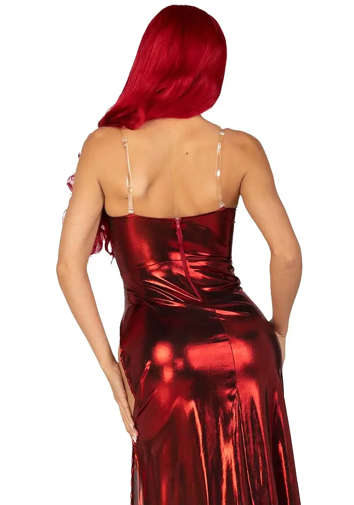 Еротична сукня Leg Avenue Shimmer bodysuit with skirt M - фото 2