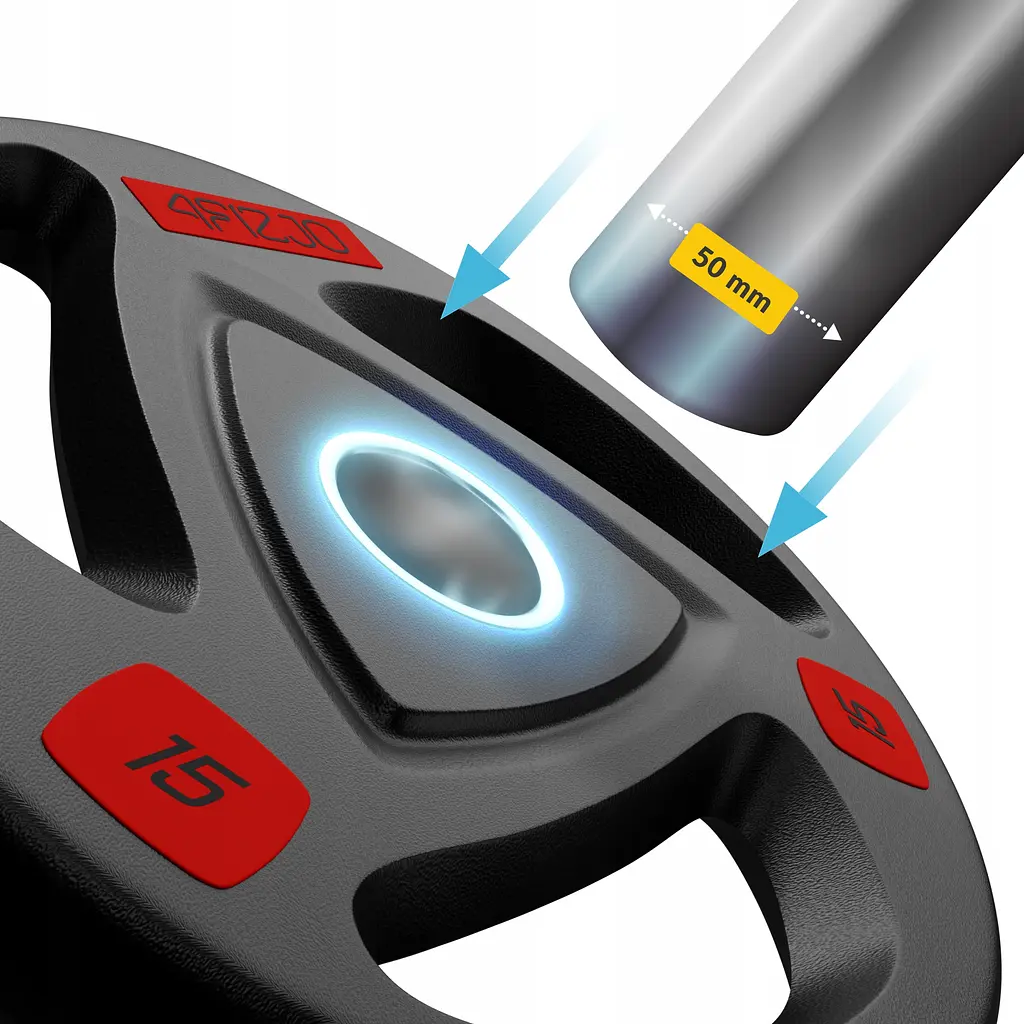 Гриф для штанги прямий олімпійський 4FIZJO 220 см 50 мм без підшипників (P-5905973401166) - фото 3