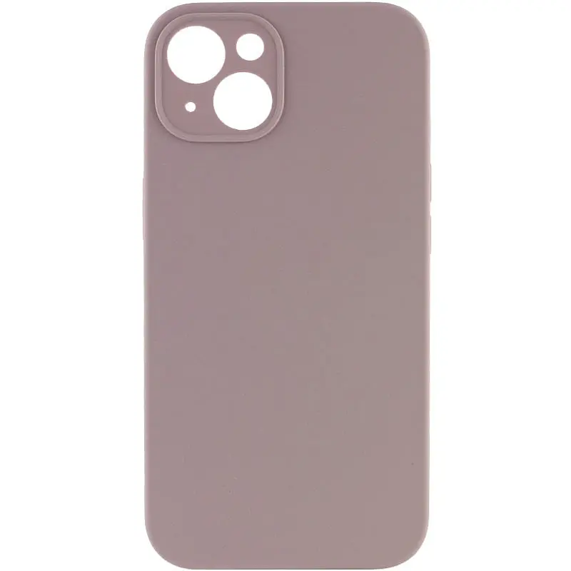 Чохол Silk Full Camera Protective (AA) NO LOGO для Apple iPhone 14 (6.1") Сірий / Lavender