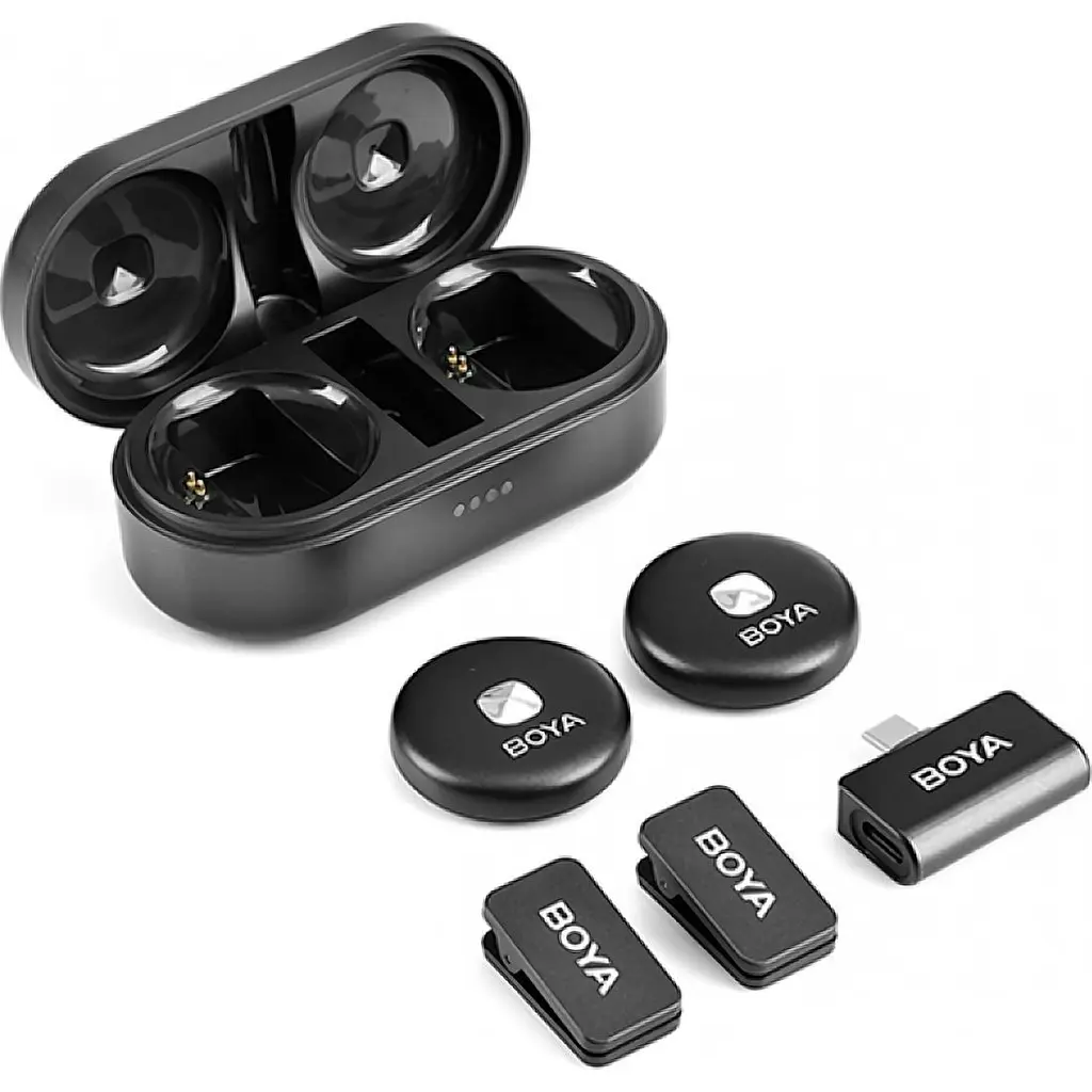 Мікрофонна радіосистема Boya Omic-U USB-C Black [102981] - фото 4